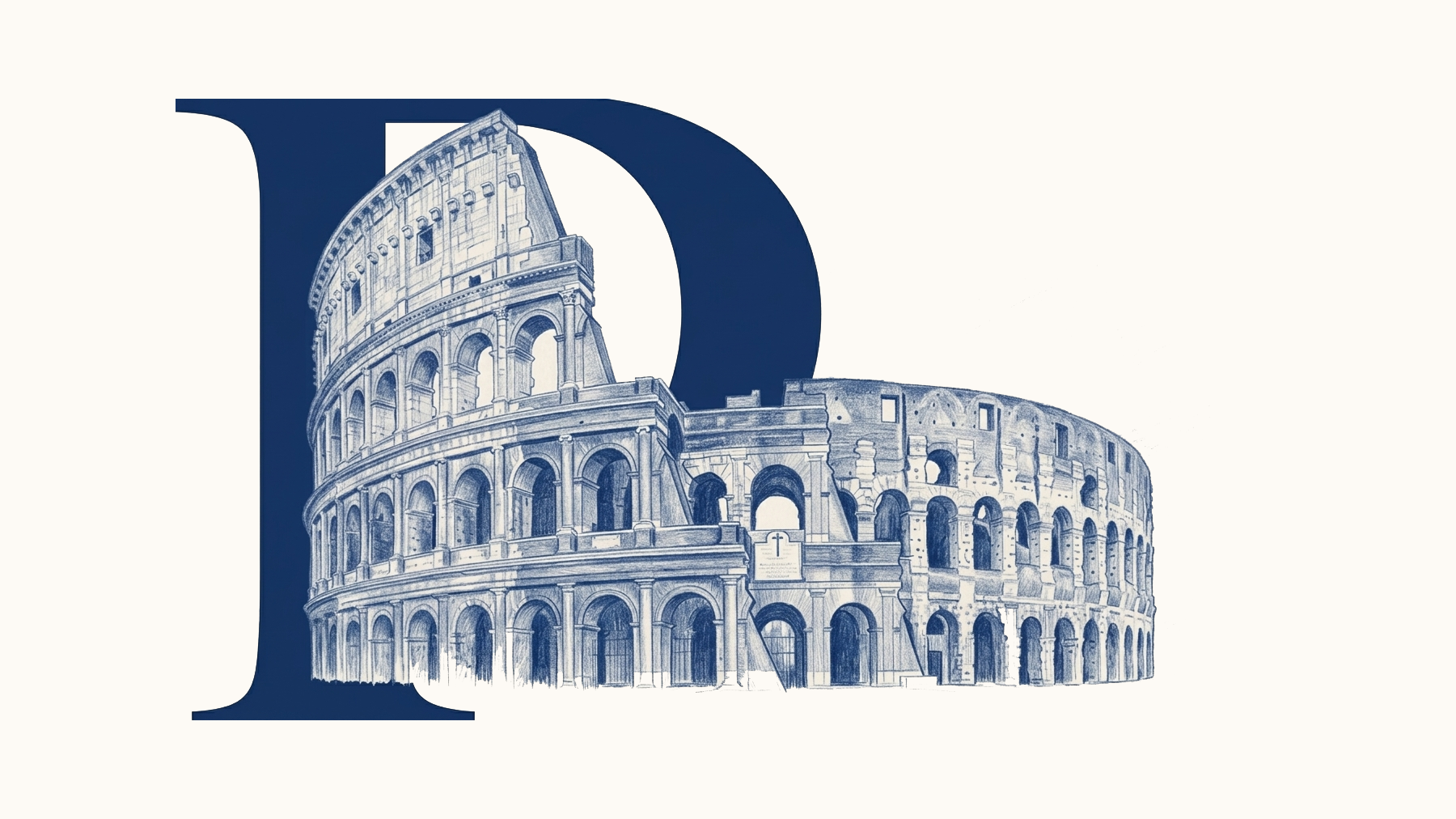 Colosseo – illustrazione a china